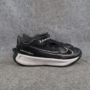 Nike Shoes Kids 13 Hustle Quick Basketball Sneakers Athletic Trainer Black White
